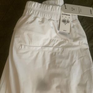 White soft jogger. Close to a silky jogger